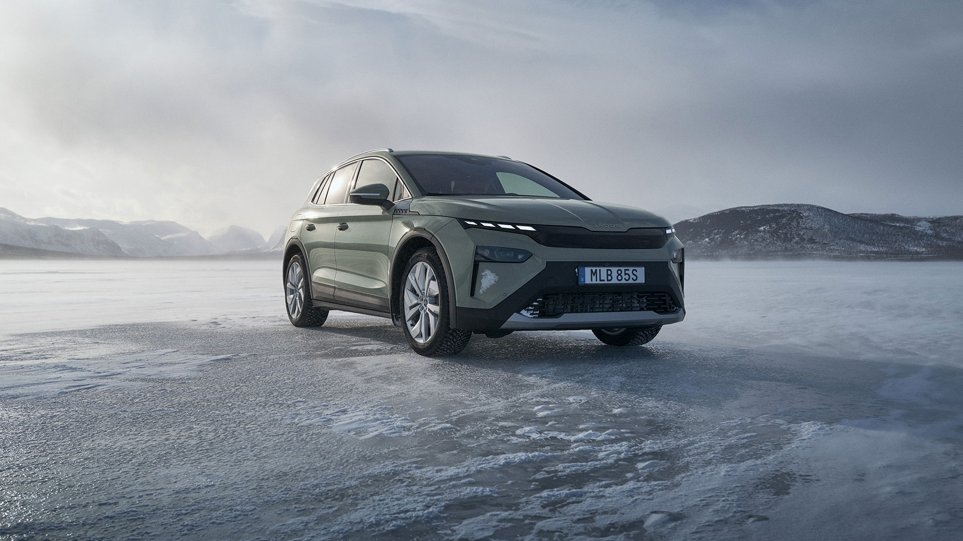 Skoda Elroq Vinterbild