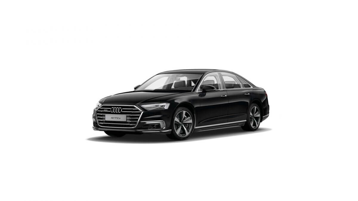 Svart Audi A8 TFSI E 1200X675 1