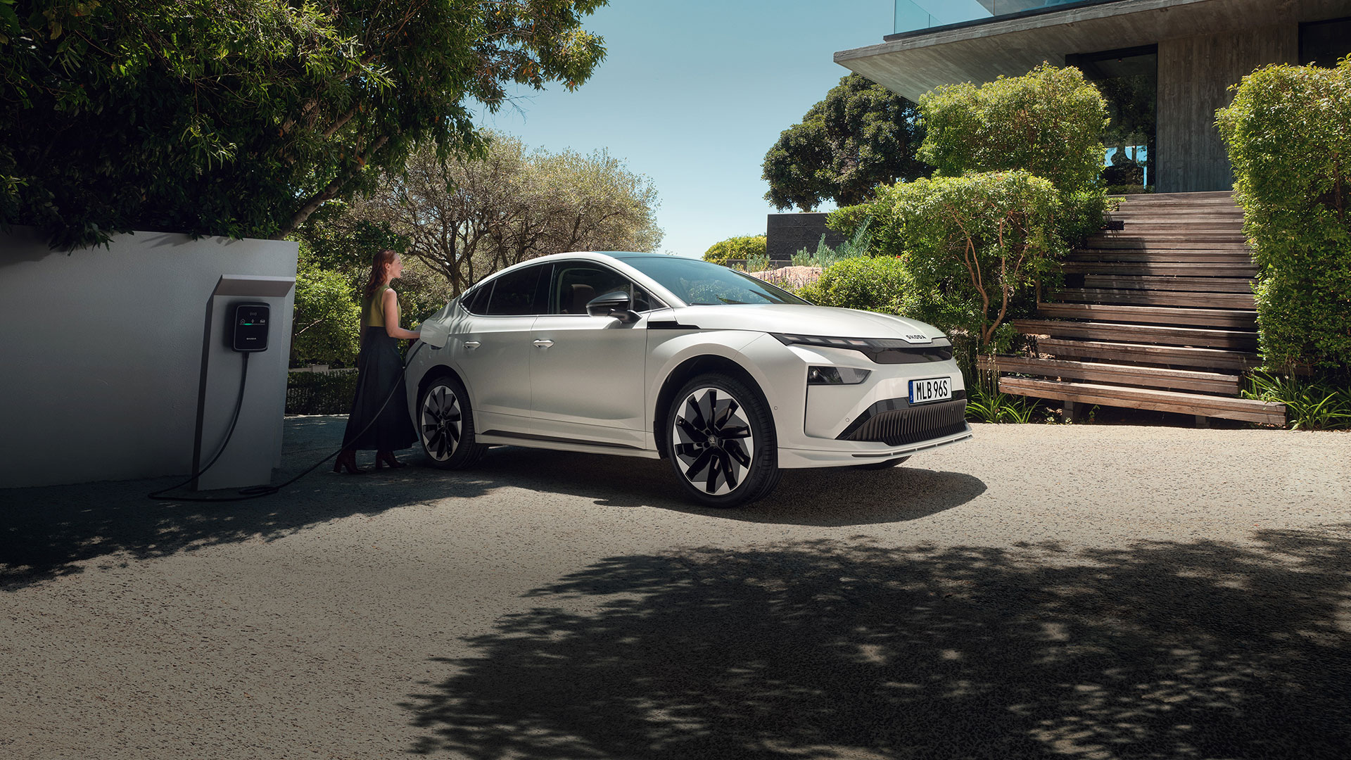 Skoda Enyaq Coupe På Laddning