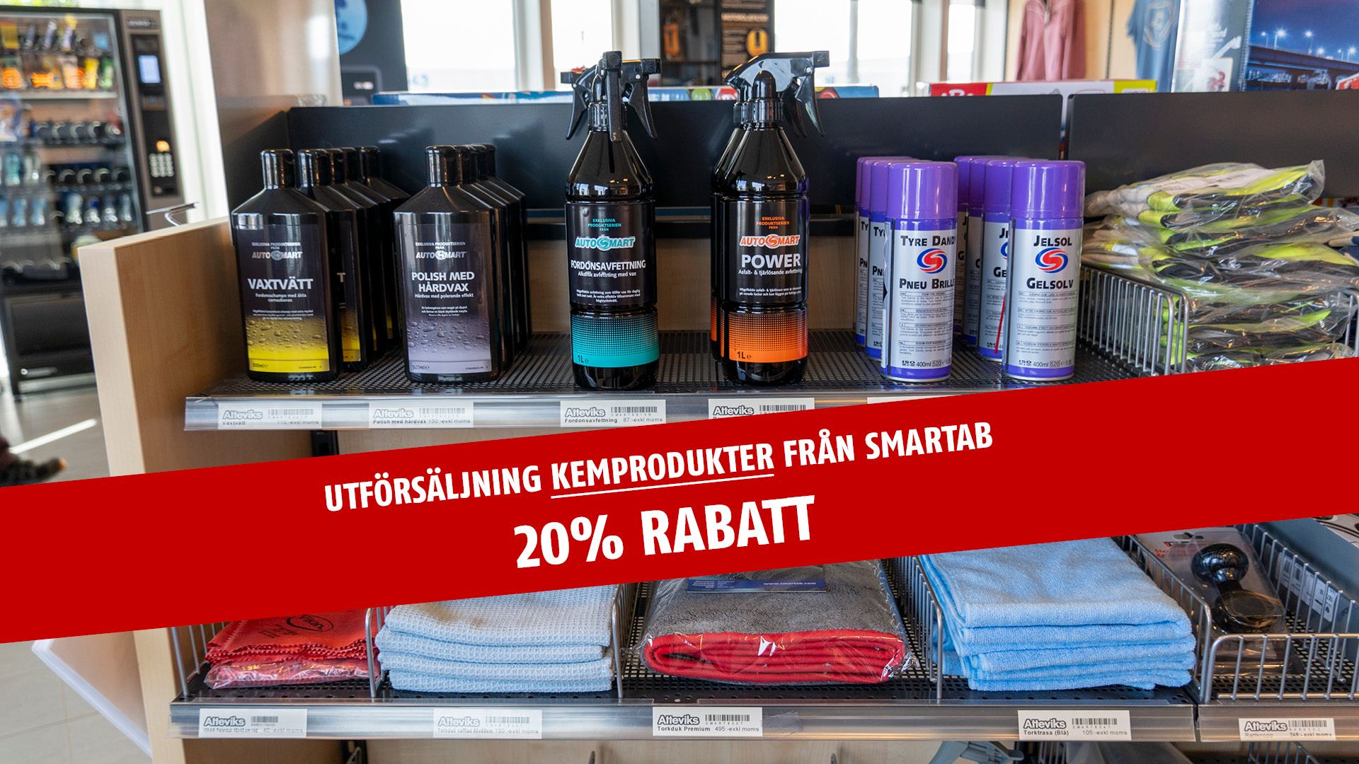 Utförsäljning Smartab Kemprodukter