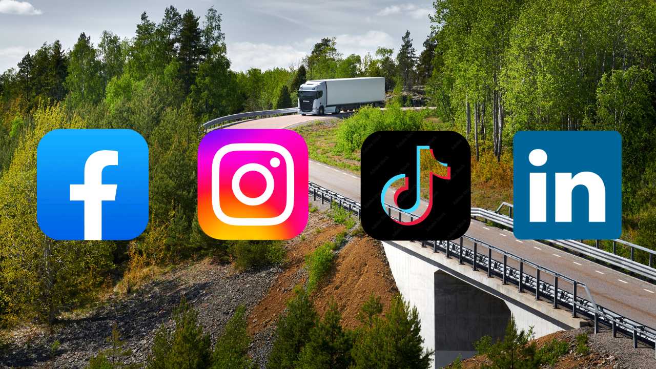 Sociala Medier Lastbilar Low