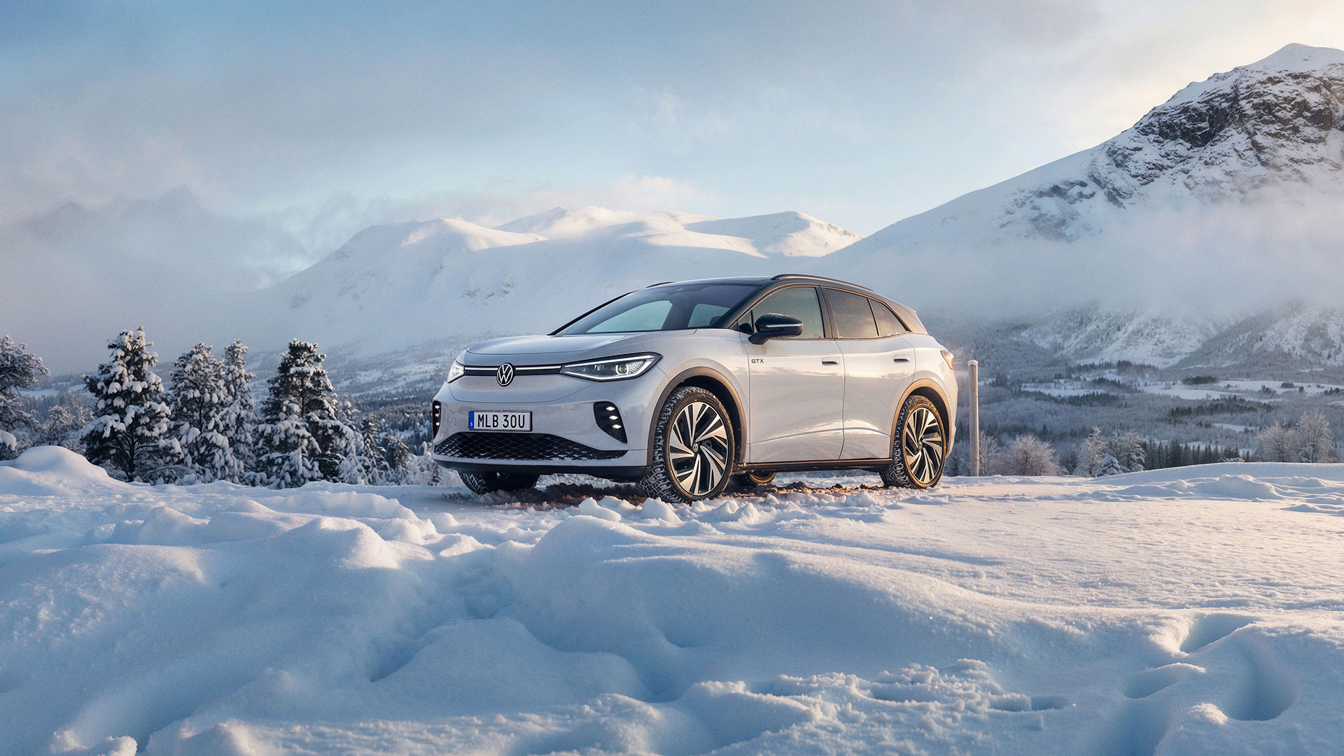 Volkswagen ID4 GTX I Vinterlandskap